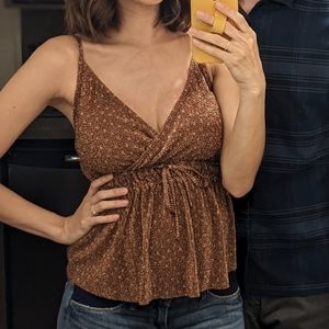 Hollister babydoll tank top